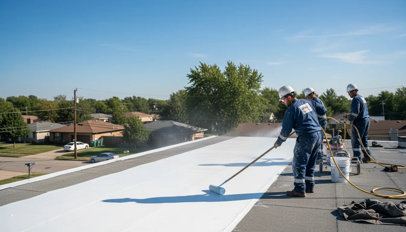 Commercial roof coating in Mendham, NJ near me